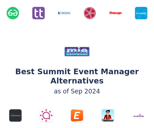 Best Summit Event Manager Alternatives