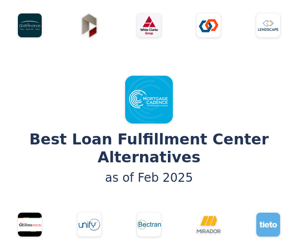Best Loan Fulfillment Center Alternatives