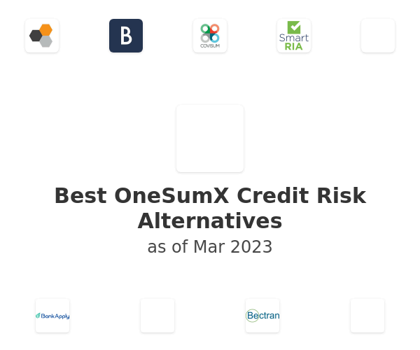 Best OneSumX Credit Risk Alternatives