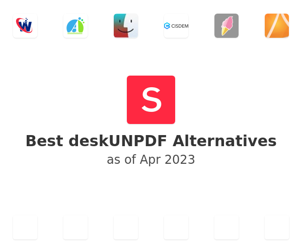 Best deskUNPDF Alternatives