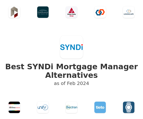 Best SYNDi Mortgage Manager Alternatives