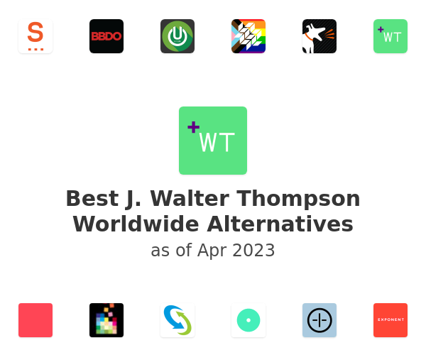 Best J. Walter Thompson Worldwide Alternatives