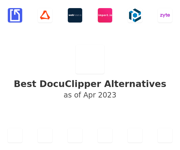 Best DocuClipper Alternatives