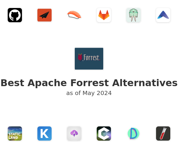 Best Apache Forrest Alternatives