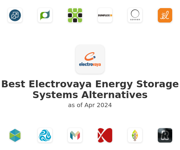 Best Electrovaya Energy Storage Systems Alternatives