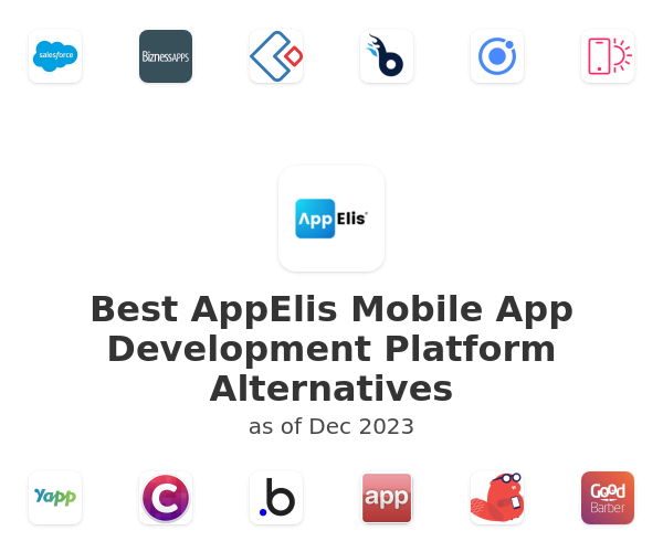Best AppElis Mobile App Development Platform Alternatives