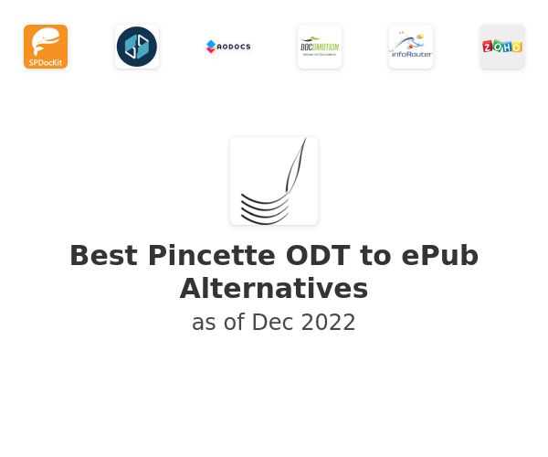 Best Pincette ODT to ePub Alternatives