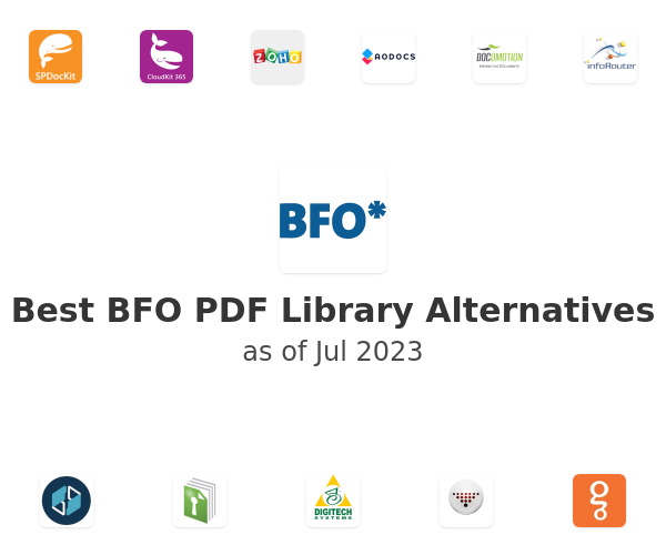 Best BFO PDF Library Alternatives