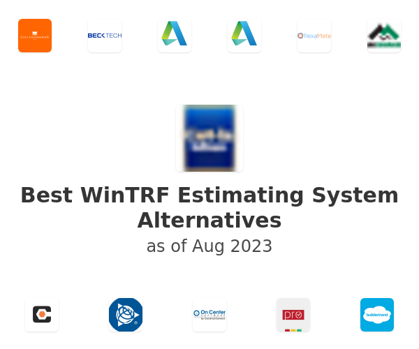 Best WinTRF Estimating System Alternatives