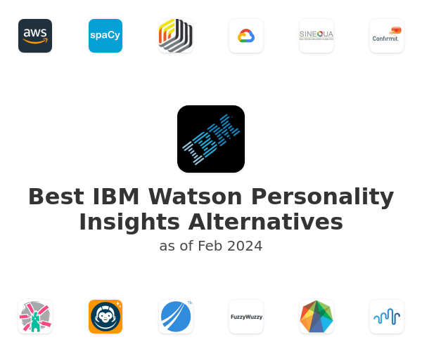 Best IBM Watson Personality Insights Alternatives