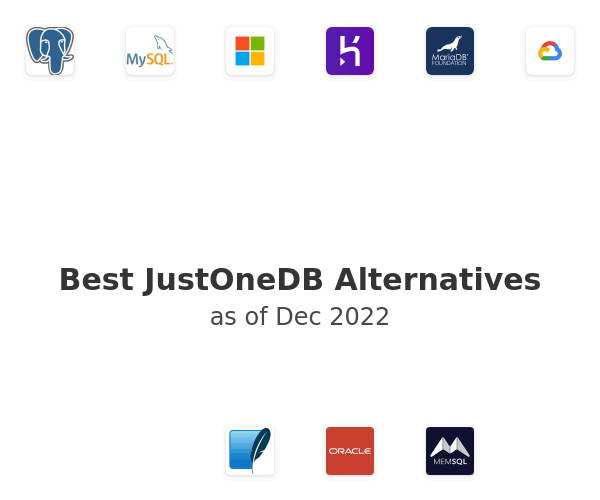 Best JustOneDB Alternatives