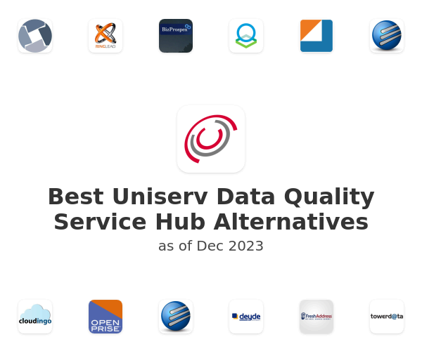 Best Uniserv Data Quality Service Hub Alternatives