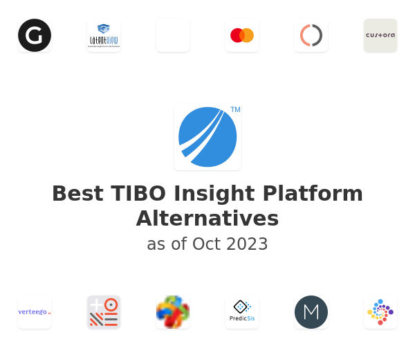 Best TIBO Insight Platform Alternatives