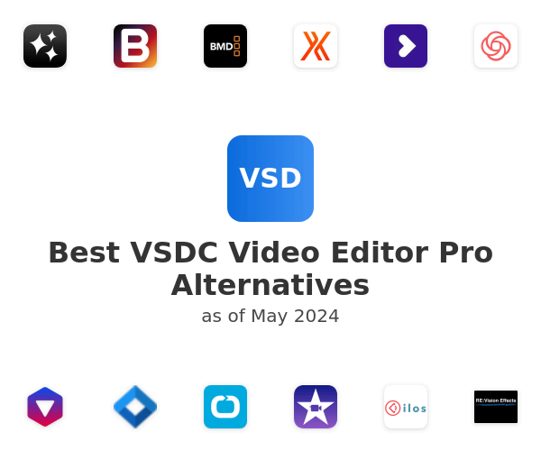 Best VSDC Video Editor Pro Alternatives