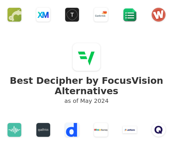 Best Decipher by FocusVision Alternatives
