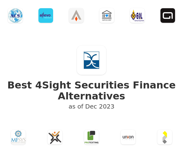 Best 4Sight Securities Finance Alternatives