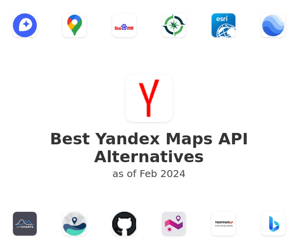 Best Yandex Maps API Alternatives
