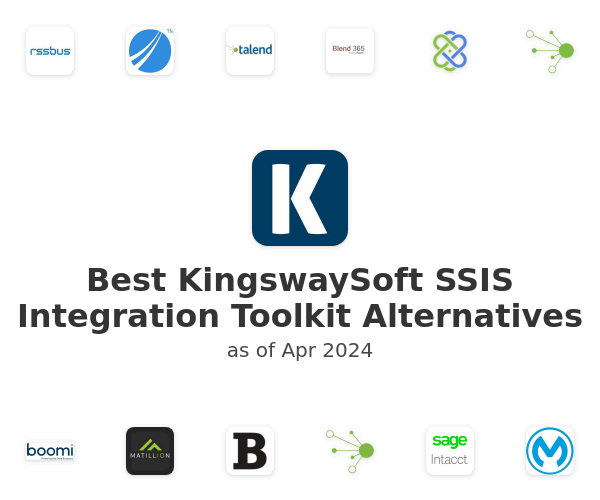 Best KingswaySoft SSIS Integration Toolkit Alternatives