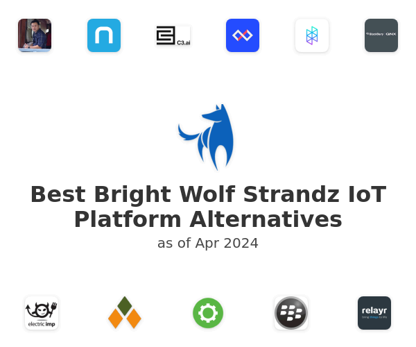Best Bright Wolf Strandz IoT Platform Alternatives