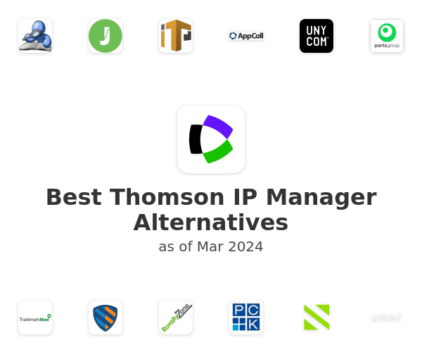 Best Thomson IP Manager Alternatives