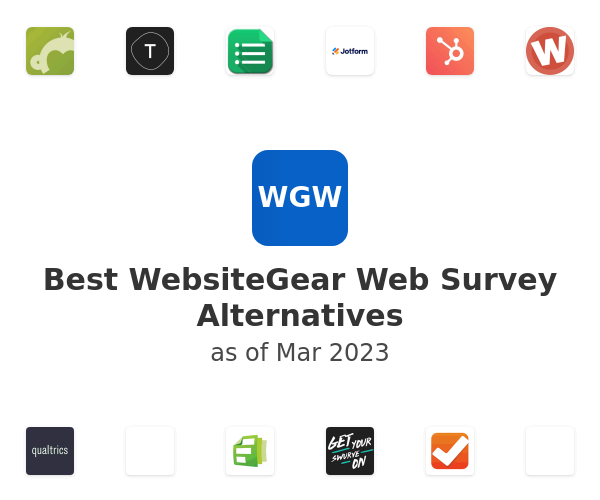 Best WebsiteGear Web Survey Alternatives