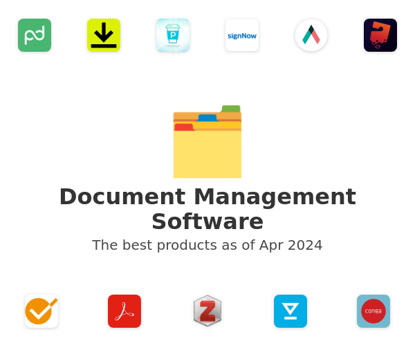 The best Document Management products