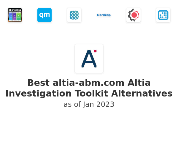 Best altia-abm.com Altia Investigation Toolkit Alternatives