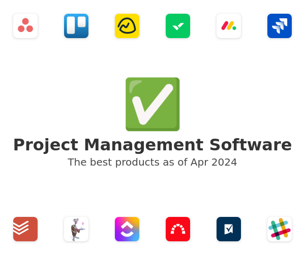The best Project Management products