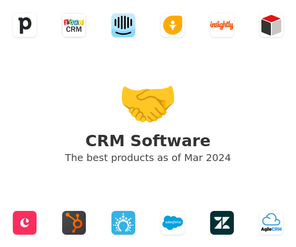 The best CRM products