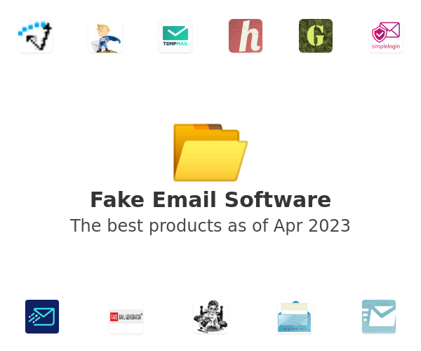 The best Fake Email products