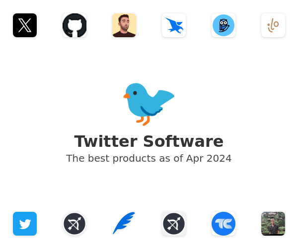 The best Twitter products
