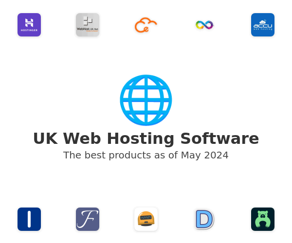 The best UK Web Hosting products