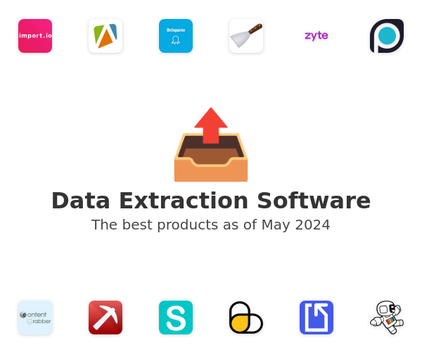 The best Data Extraction products