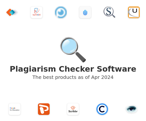 The best Plagiarism Checker products
