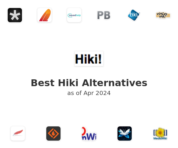 Best Hiki Alternatives