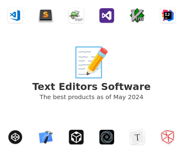 The best Text Editors products