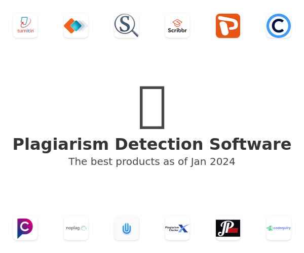 The best Plagiarism Detection products