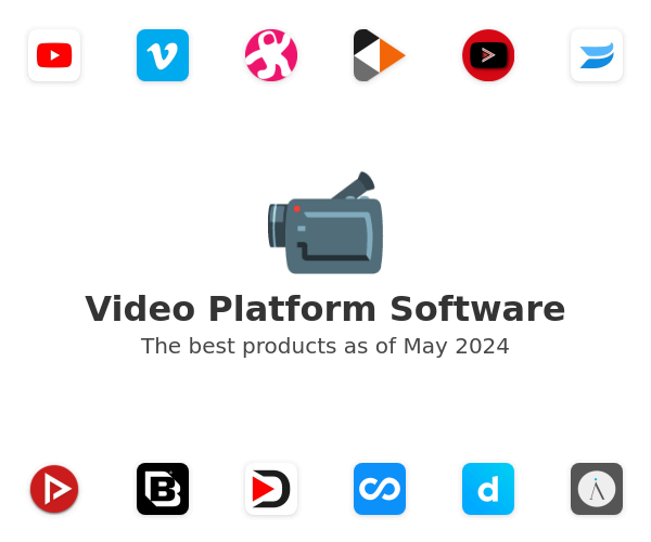 The best Video Platform products