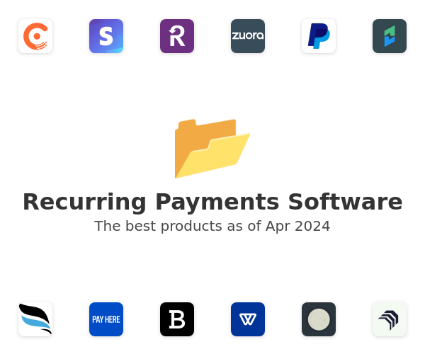 The best Recurring Payments products