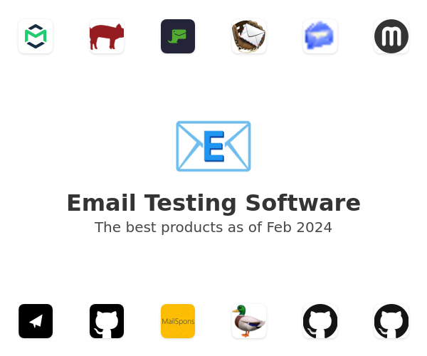 The best Email Testing products