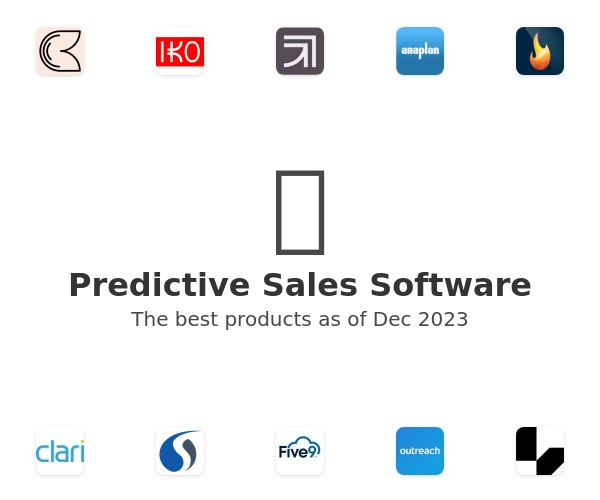 The best Predictive Sales products