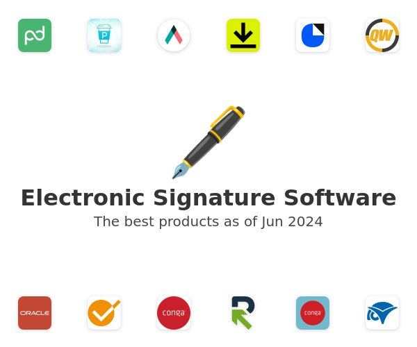 The best Electronic Signature products