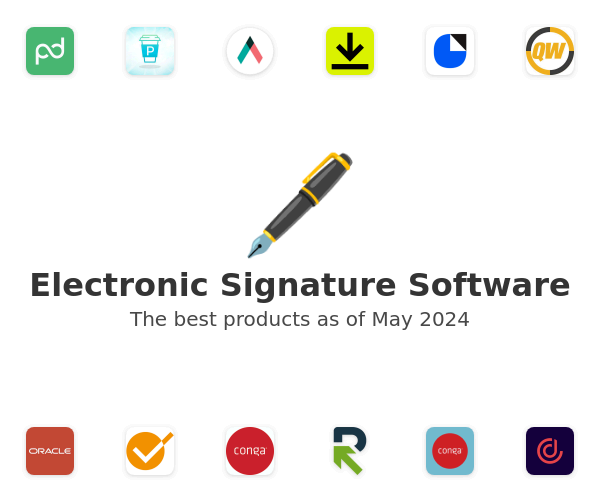 The best Electronic Signature products