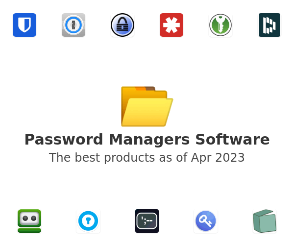 The best Password Managers products