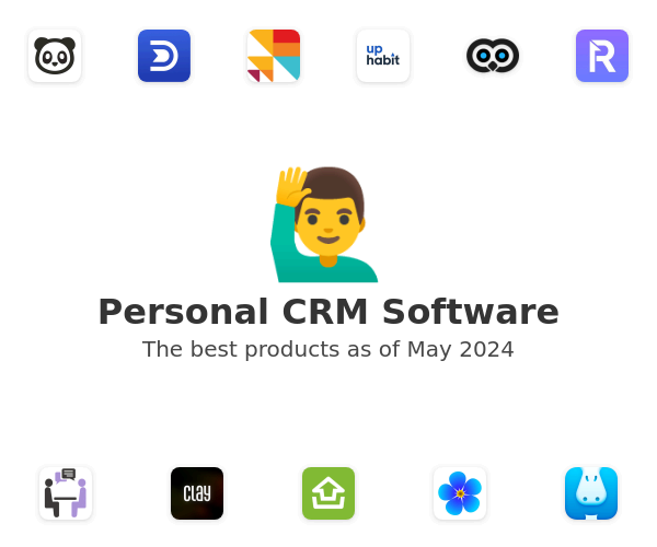 The best Personal CRM products