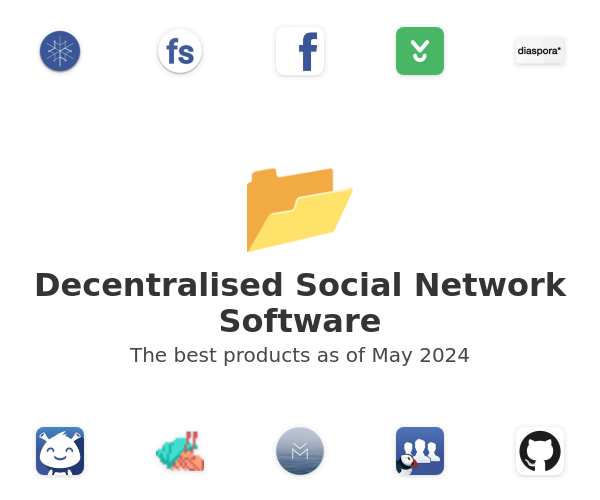 The best Decentralised Social Network products