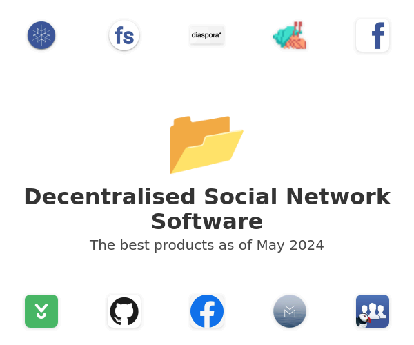 The best Decentralised Social Network products