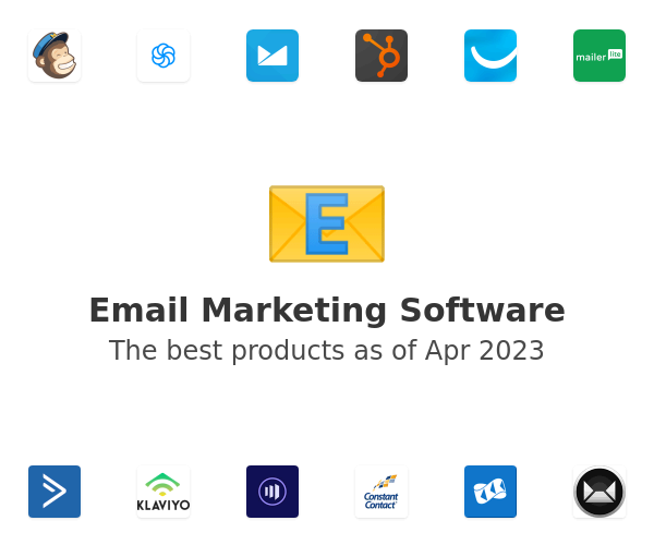 The best Email Marketing products