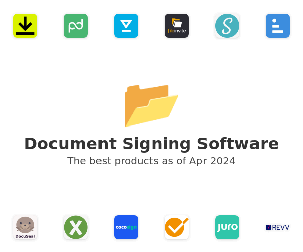 The best Document Signing products