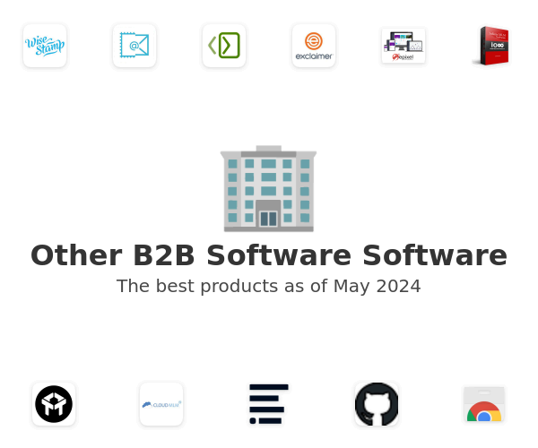 The best Other B2B Software products